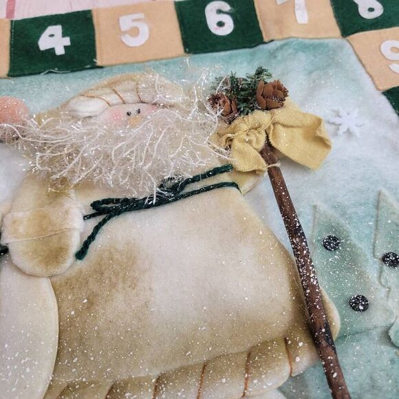 Advent calendar wall decor Snow gnome Christmas countdown - Picture 6 of 6